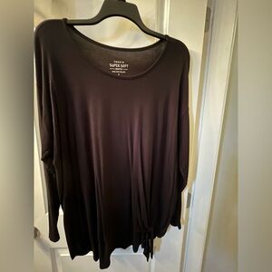 Torrid Super Soft Long Sleeve Black Tee